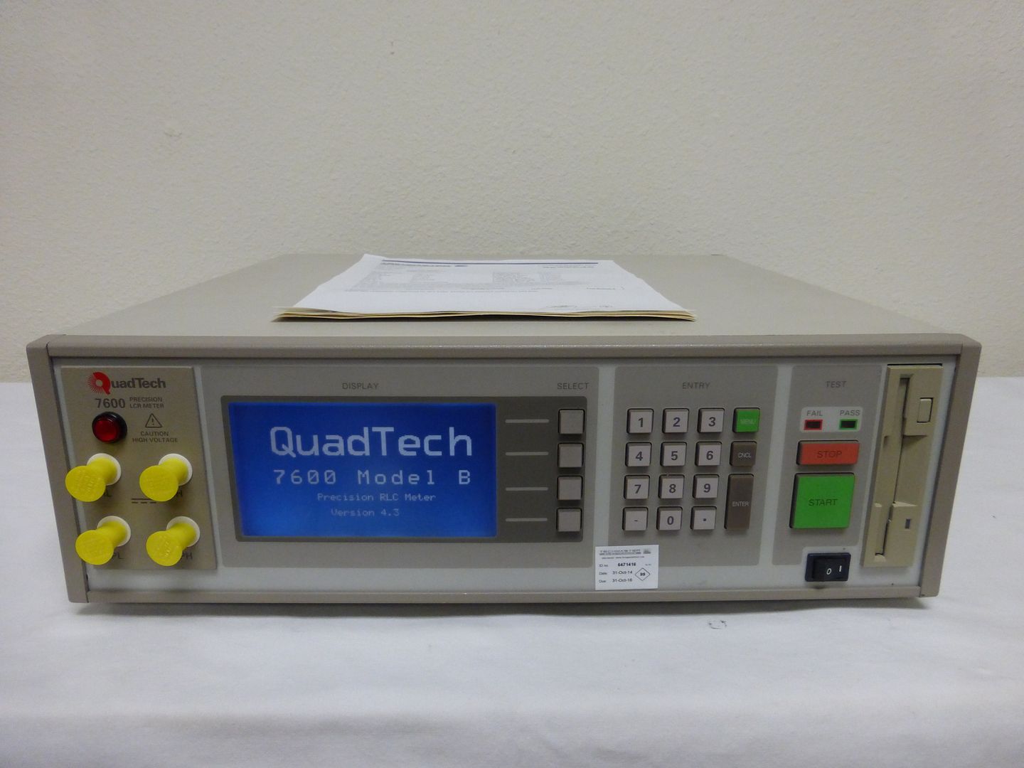 Quadtech 7600 10 Hz 2 MHz Precision LCR Meter CALIBRATED! 4284A Spaulding Surplus